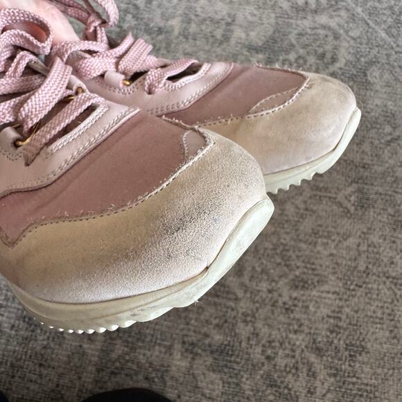 Buscemi Ventura Rosa Pink Toddler Girl Lace Up Sneakers Size EU 26 US 9.5 - Picture 6 of 9